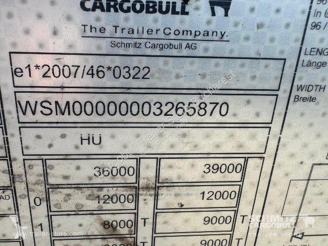 نصف مقطورة Schmitz Cargobull Curtainsider Mega