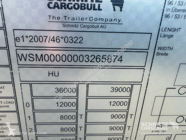 نصف مقطورة Schmitz Cargobull Curtainsider Mega