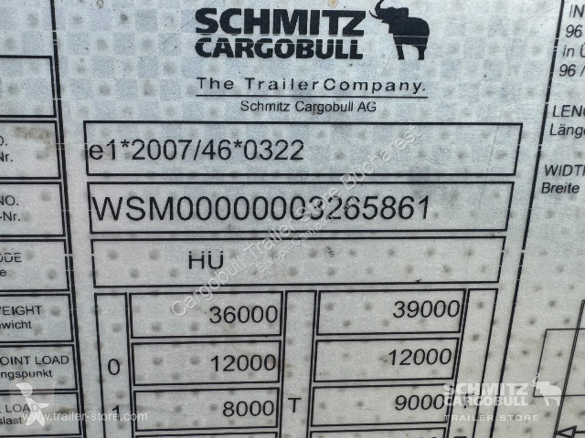 نصف مقطورة Schmitz Cargobull Curtainsider Mega