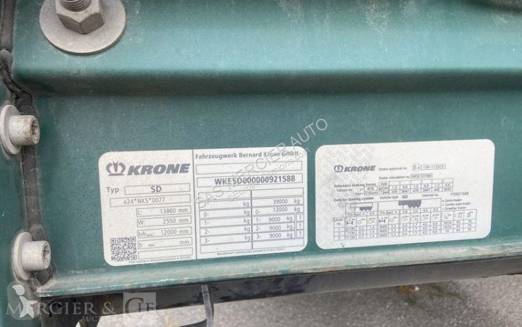 Semi remorque Krone
