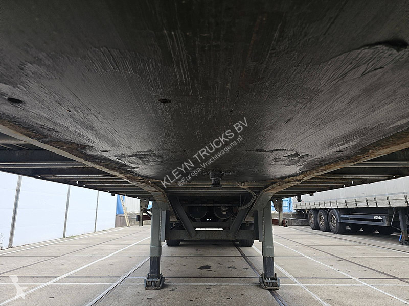 نصف مقطورة Van Hool 3 AXLE PLATFORM HARD WOOD...