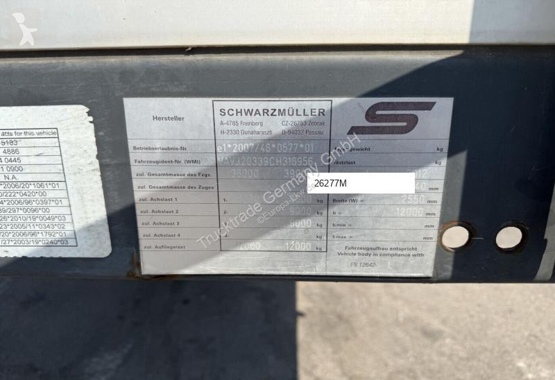 نصف مقطورة Schwarzmüller 663 SPA 3/E Plane /...