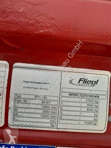 Oplegger Fliegl SZS 270 Mega Plateau Auflieger
