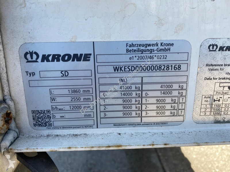 Semiremorca Krone N/A  Tautliner / Boorden /...