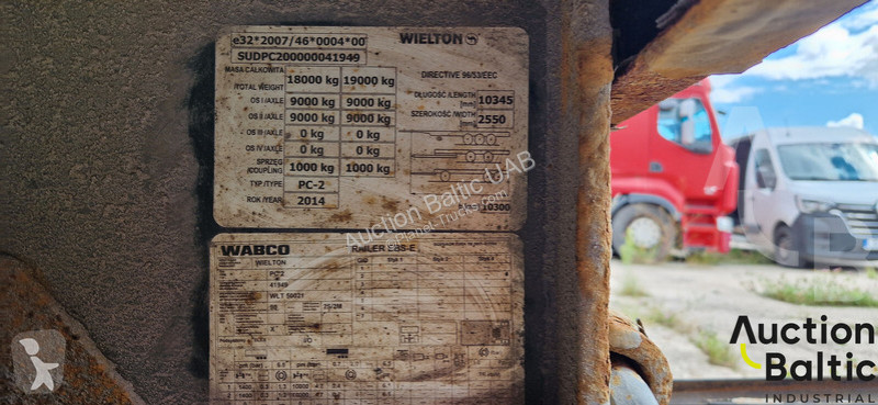 Semitrailer Wielton PC-2