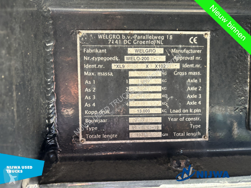 Welgro 97 WSL 43-32 Liftas + 11 compatimenten...