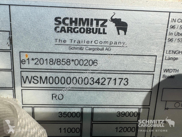 Oplegger Schmitz Cargobull Curtainsider Mega