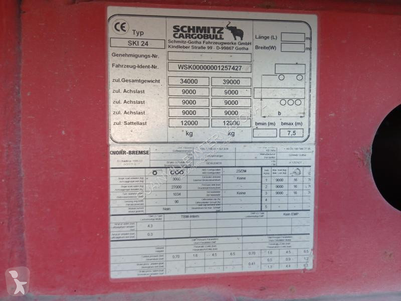 Schmitz Cargobull  semi-trailer