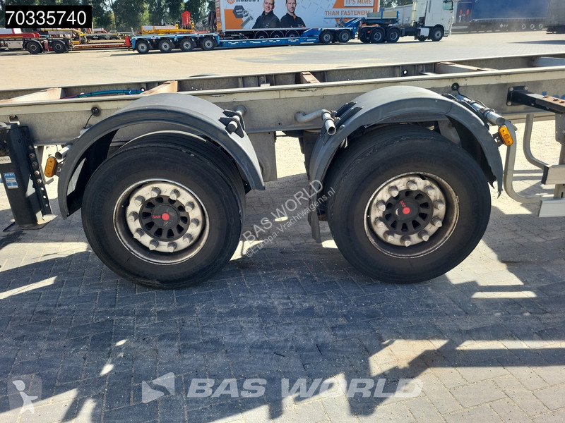 Lecitrailer R2EC BDF 20ft SAF semi-trailer