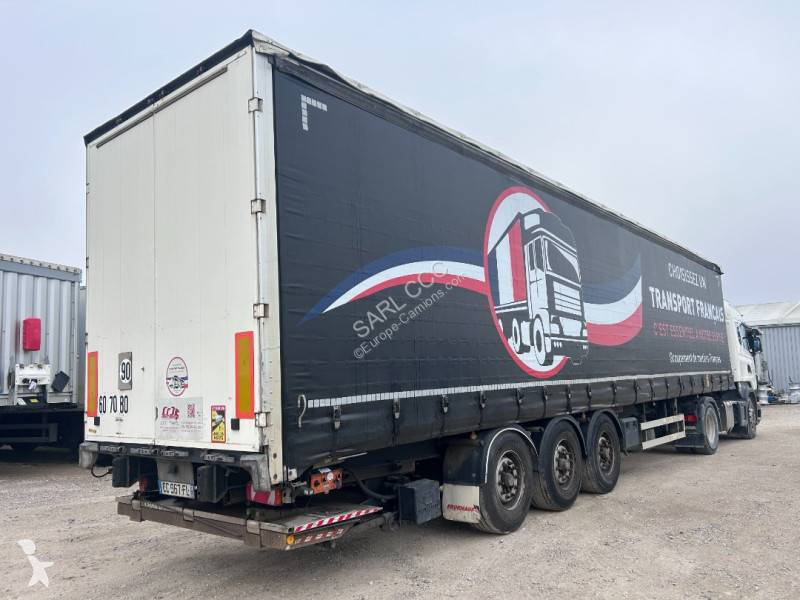 Fruehauf CC-967-FL 1 essieu relevable semi-trailer