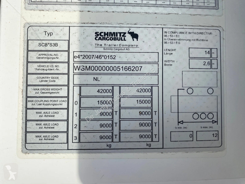 Schmitz Cargobull SCB*S3B Frigo / Vector 1550 /...