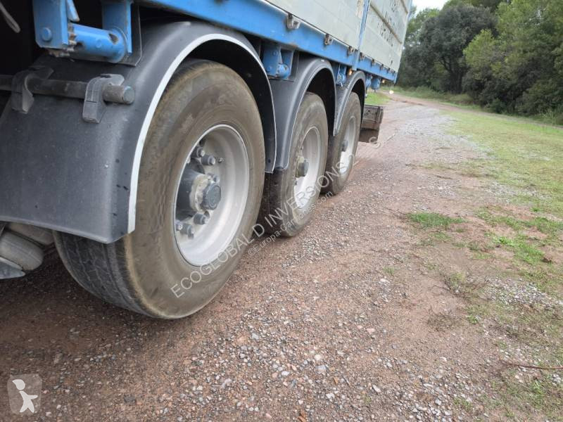 Sættevogn Fruehauf T34C con laterales abatibles...