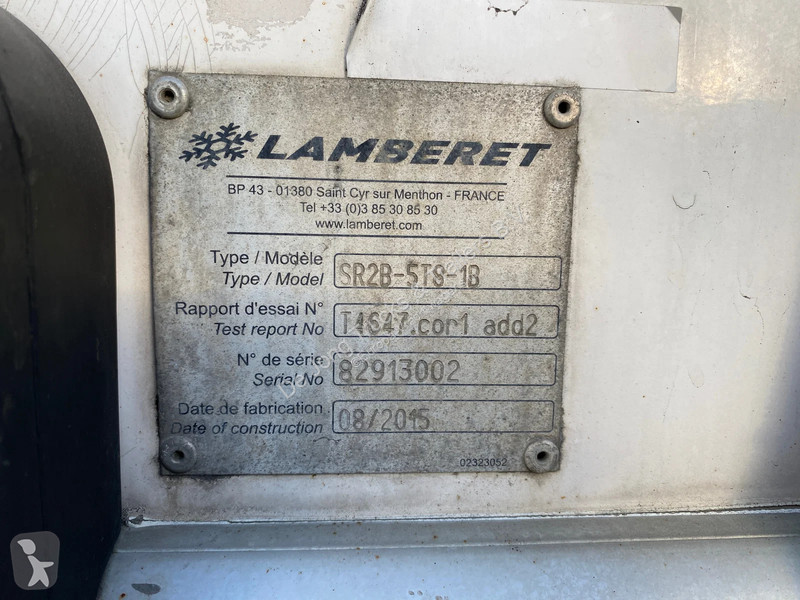 Lamberet Frigo Trailer / Vector 1950 MT /...