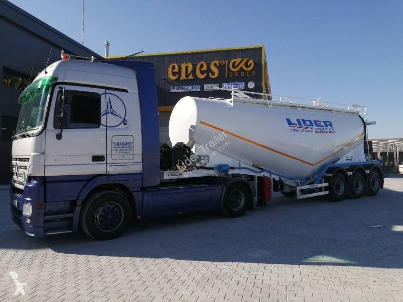Semitrailer Lider Ciment remorque à essieu...