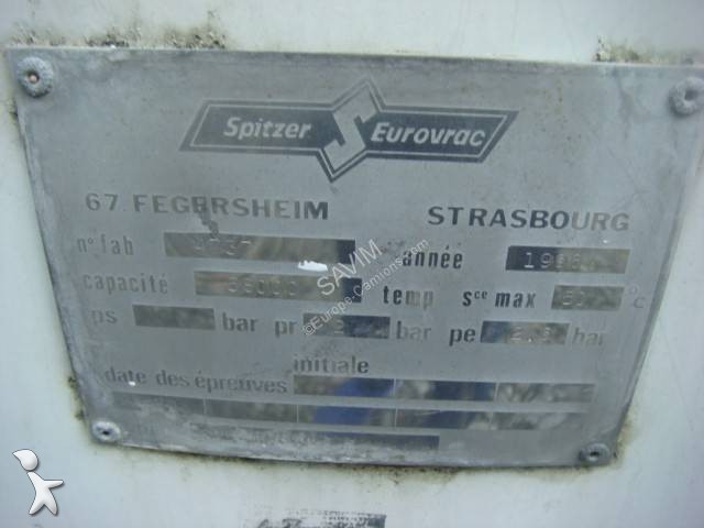 Semitrailer Spitzer CITERNE PULVE 58M3 38T...