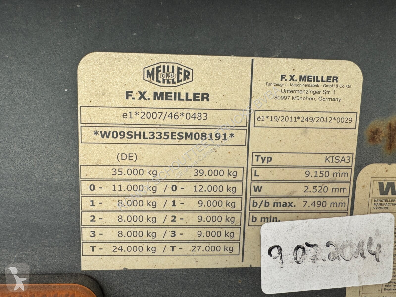 Semiremorca Meiller MHPS 12/27 MHPS 12/27,...