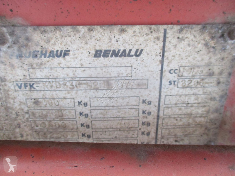 Oplegger Fruehauf D33C , 2 axle , Steel tipper...