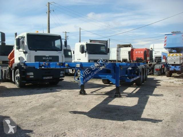 Semitrailer Asca 38T CHARIOT 40 PIEDS 3 ESSIEUX
