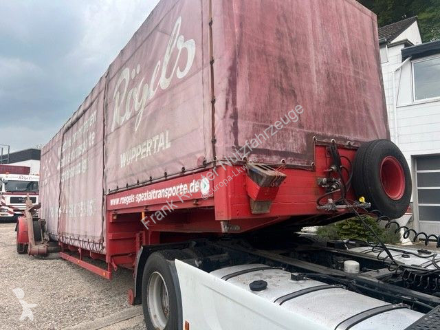 Semi reboque  Ruthmann Tieflader,1-Achs,HU05/24