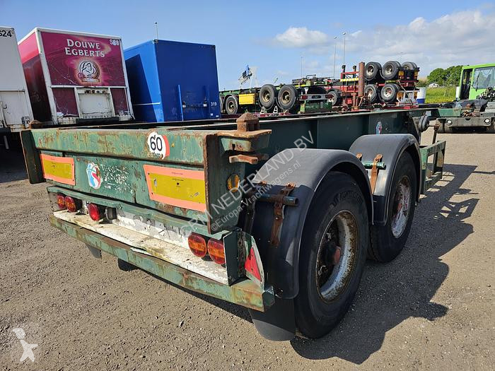 Oplegger Flandria 2 AXLE 20 FT CHASSIS STEEL...