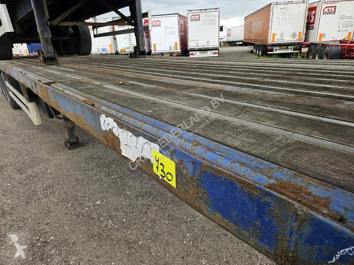 Semitrailer Pacton 3 AXLE FLATBED TRAILER BPW DRUM