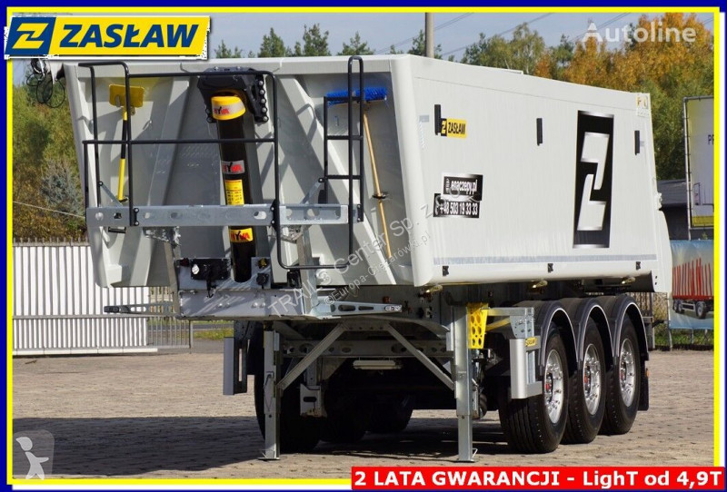 Semi remorque Zasław 28 m³ !! Light UP 4.990 kg...