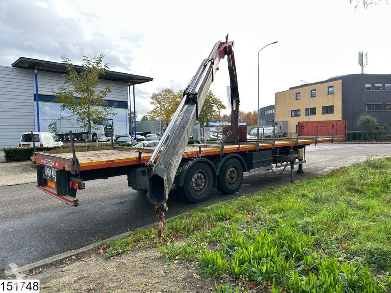 Semitrailer Lecitrailer open laadbak Fassi, Remote