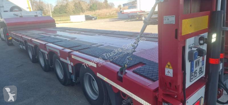 Semitrailer Nooteboom Plateau Porte Matériel
