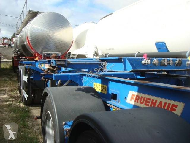 Semitrailer Fruehauf PORTE CONTAINER TIREUSE...