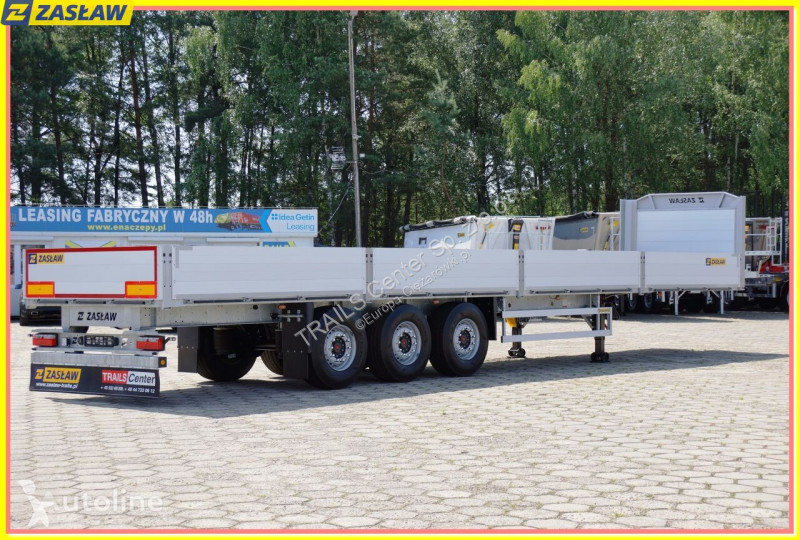 نصف مقطورة Zasław ALU sides 800 mm. HEAVY...