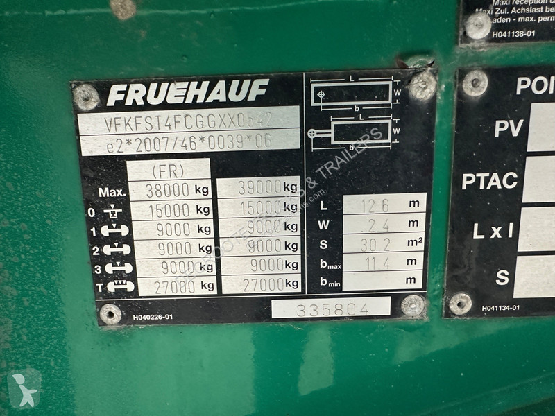 Semitrailer Fruehauf Skelet 2 x 20-40 ft