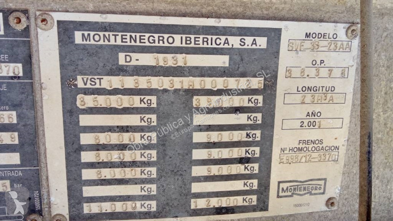 Návěs Montenegro SCHB-3S/3G-A