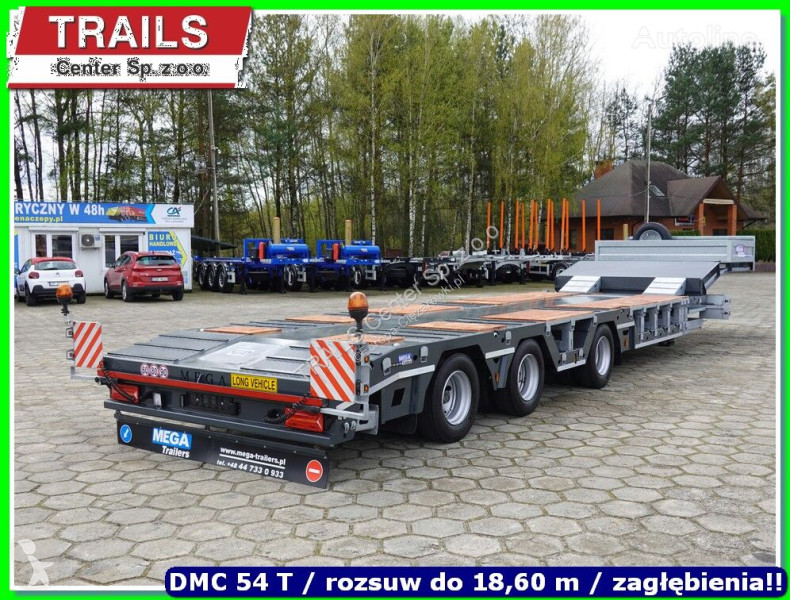 Sættevogn Mega Extandable Low-loader 18.60 m 2...
