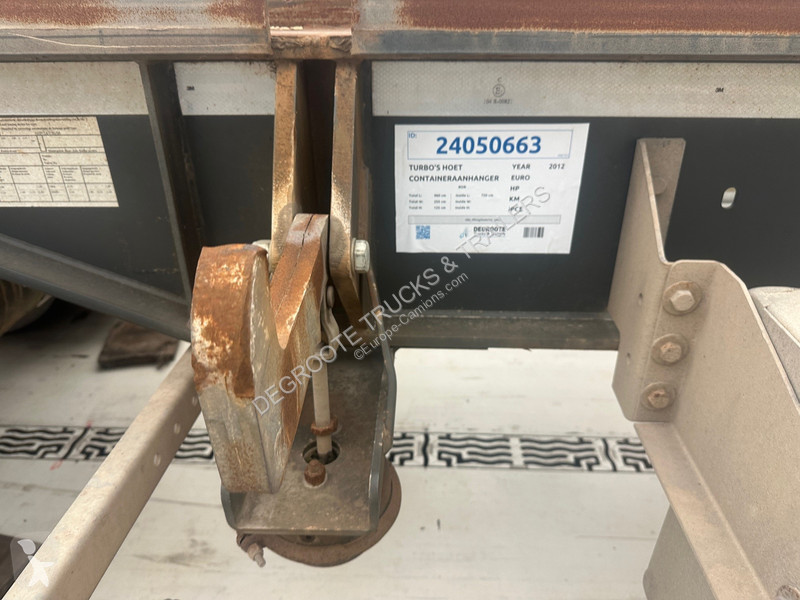 نصف مقطورة Turbo's Hoet BDF systeem