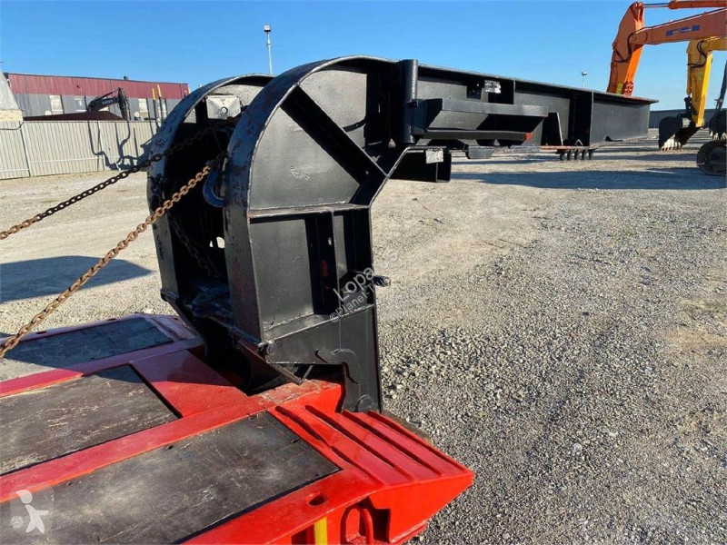 Semirimorchio  Gooseneck lowbed , axle lift