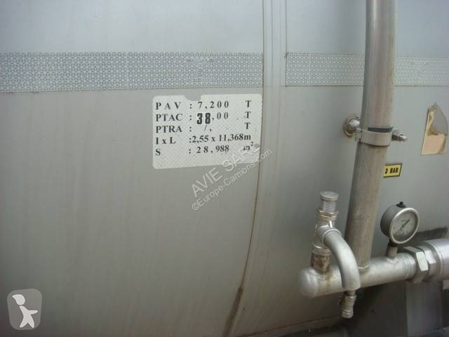 Semitrailer Magyar CITERNE CHIMIQUE INOX 32500...