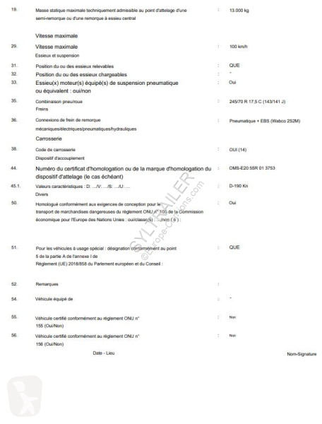 Semiremorca Eroglu  ER01DKT