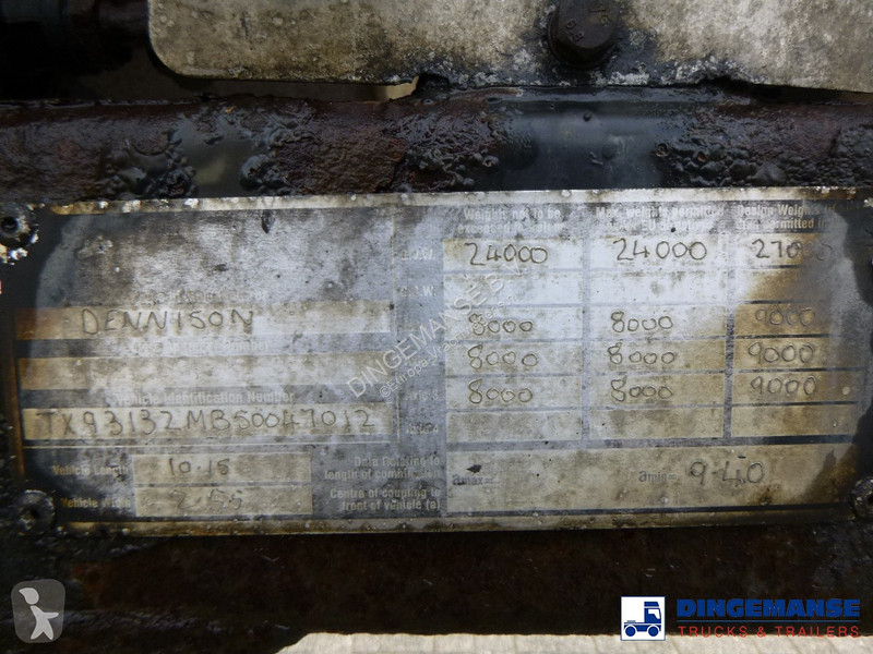 Semiremorca Metalovouga Bitumen tank inox 32 m3...