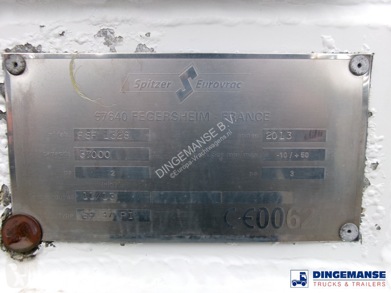 Semiremorca Spitzer Powder tank alu 37 m3 / 1 comp