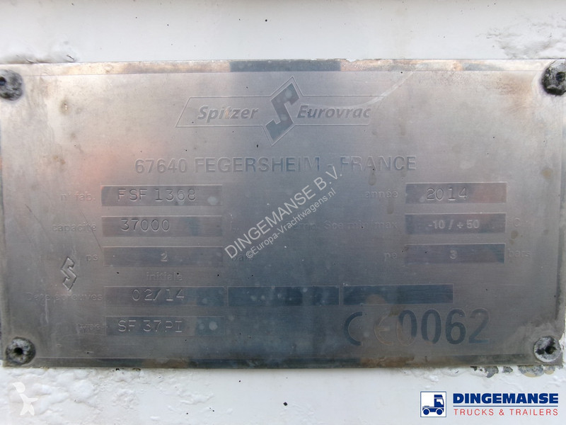 Semiremorca Spitzer Powder tank alu 37 m3 / 1 comp