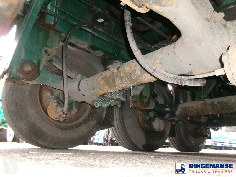 نصف مقطورة  Platform trailer + HMF 4720 K3 crane