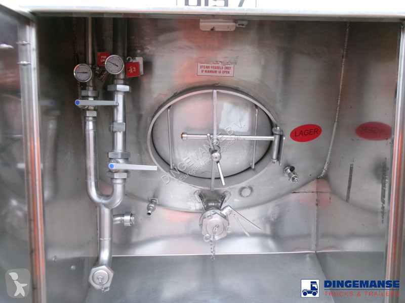 Semiremorca Clayton Food (beer) tank inox 30 m3...