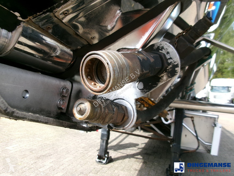 Semiremorca Magyar Heavy oil tank inox 37 m3 /...