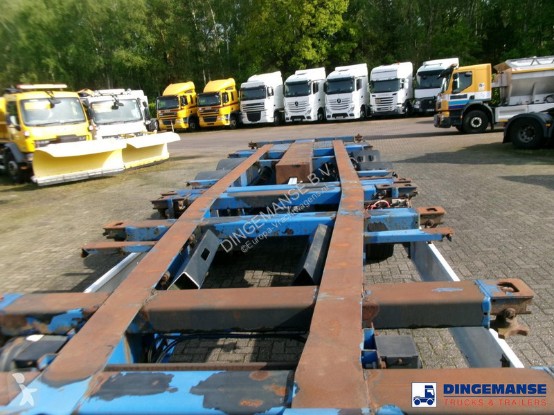 نصف مقطورة Krone 3-axle container trailer...