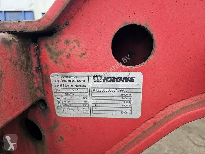 Semitrailer Krone 27| SAF INTRADISC | SUPER...