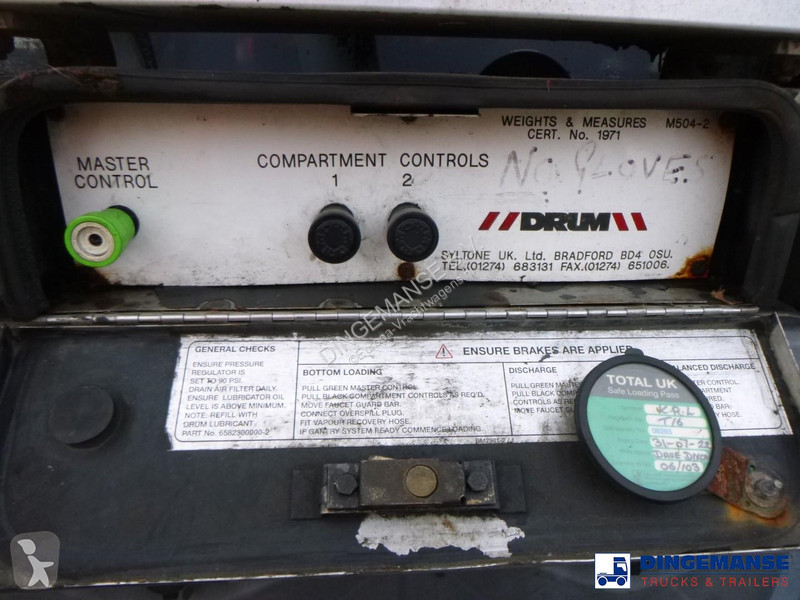 نصف مقطورة  Fuel tank alu 34.2 m3 / 1 comp