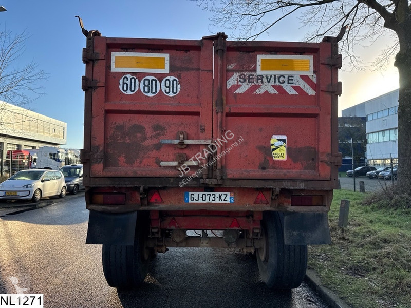 Oplegger Fruehauf kipper 17 M3, Steel Suspension