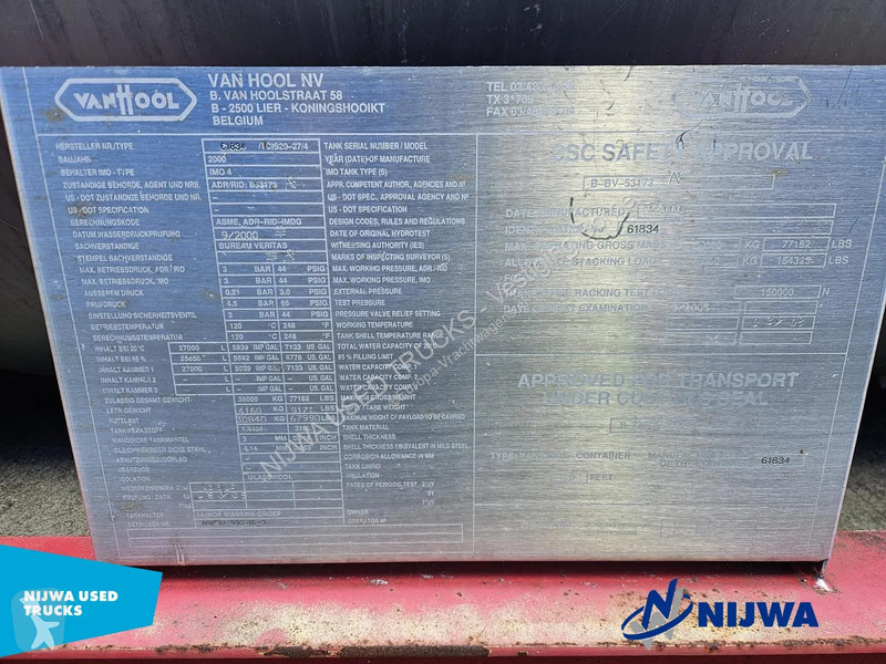 Semiremorca Van Hool TCIS20-27/4 20 FT...