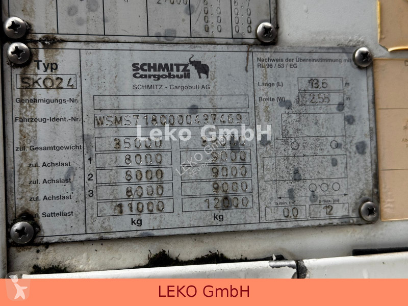 نصف مقطورة Schmitz Cargobull 24