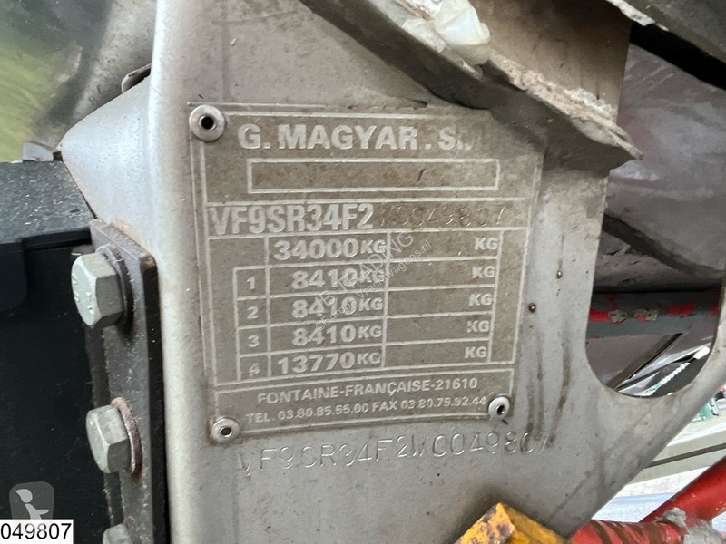 Oplegger Magyar Chemie 32.550 Liter, 1 Comp.